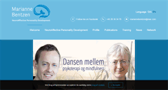Desktop Screenshot of mariannebentzen.com
