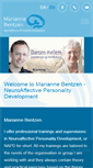Mobile Screenshot of mariannebentzen.com